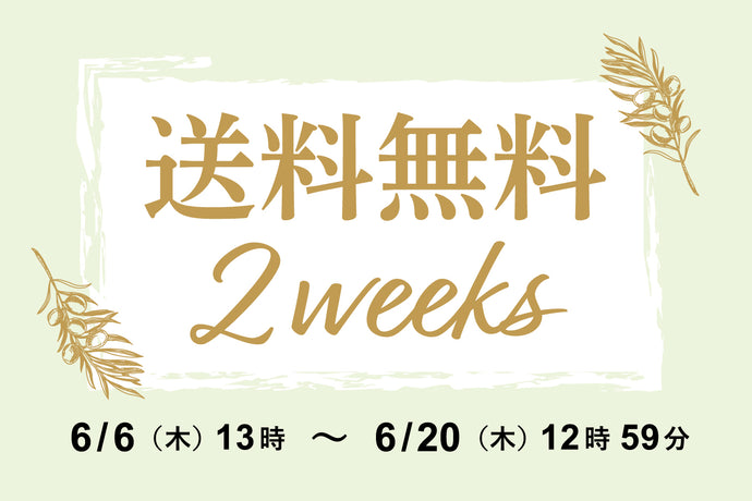 【お得】送料無料2WEEKSキャンペーン