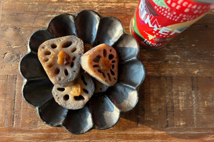 ピリリと味わう、レンコンのエチュベ（étuvée）