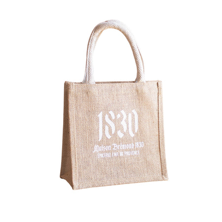 1830ロゴ入りミニジュートバッグ（S） | Maison Bremond 1830